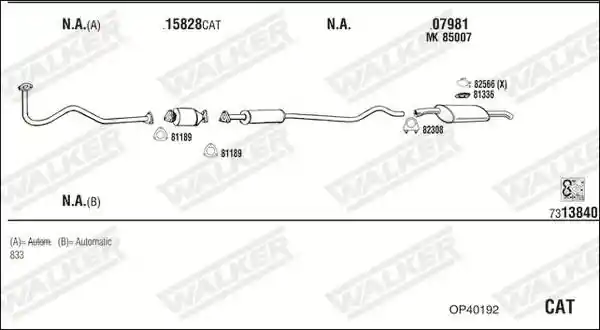 WALKER OP40192