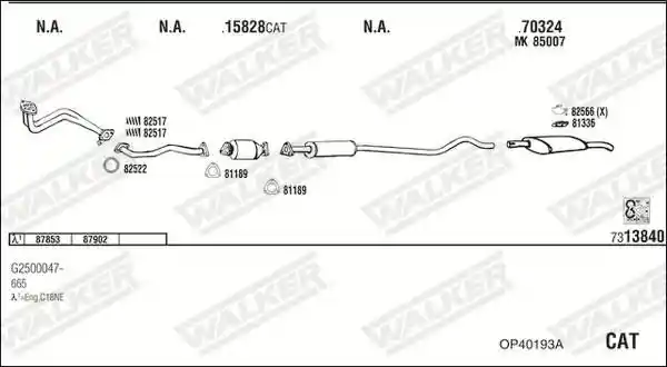 WALKER OP40193A