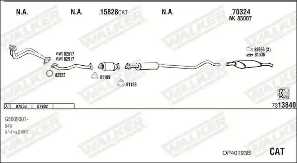 WALKER OP40193B