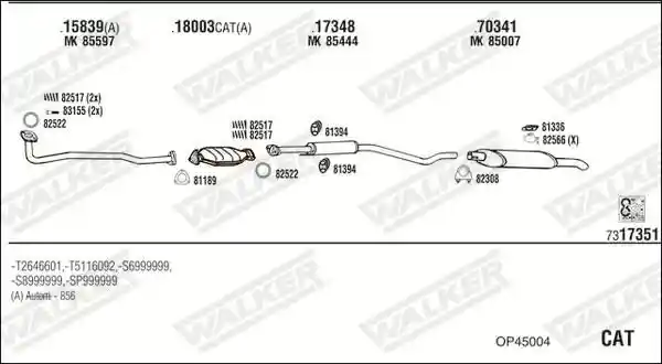 WALKER OP45004