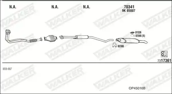 WALKER OP45016B