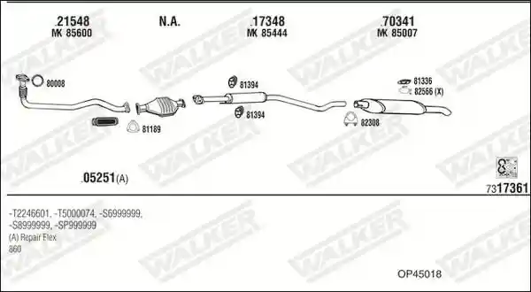 WALKER OP45018