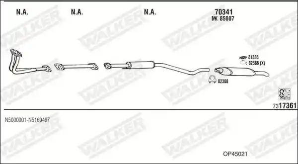 WALKER OP45021