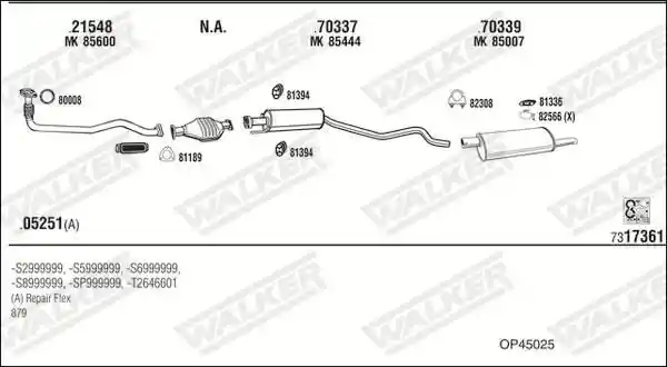 WALKER OP45025