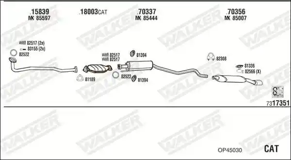 WALKER OP45030