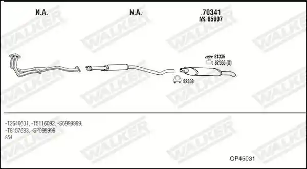 WALKER OP45031