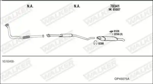 WALKER OP45075A
