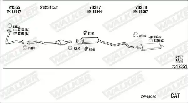 WALKER OP45080