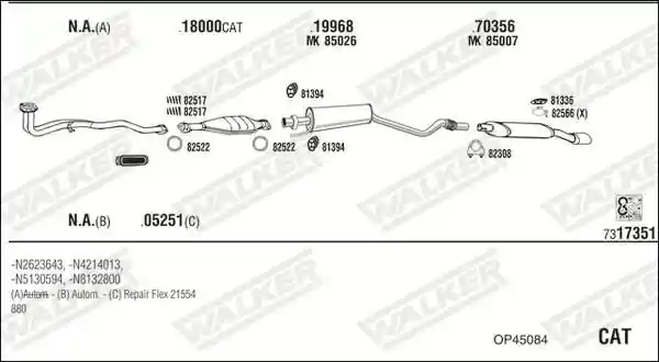 WALKER OP45084