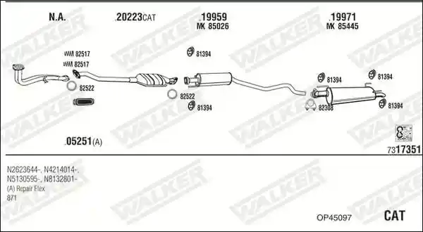 WALKER OP45097