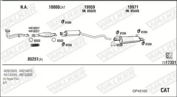 WALKER OP45100