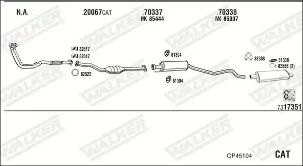 WALKER OP45104