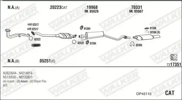 WALKER OP45110