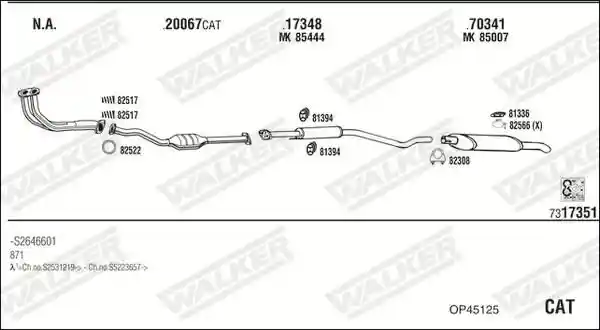 WALKER OP45125