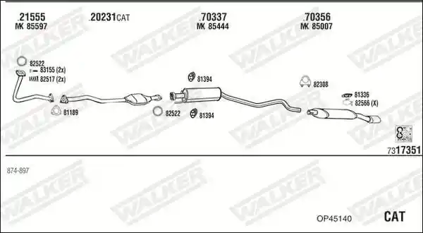WALKER OP45140
