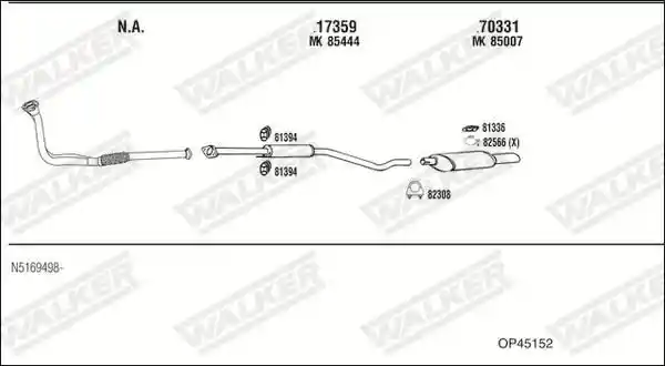 WALKER OP45152