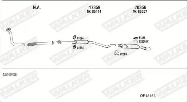 WALKER OP45153
