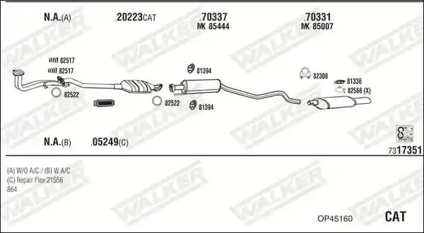 WALKER OP45160