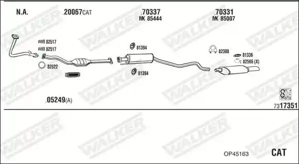 WALKER OP45163