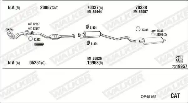 WALKER OP45165
