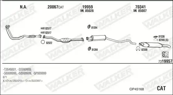 WALKER OP45168