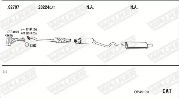 WALKER OP45170
