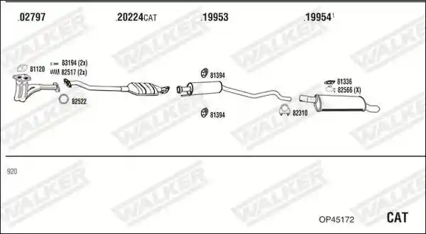 WALKER OP45172