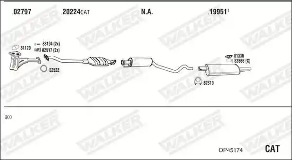 WALKER OP45174