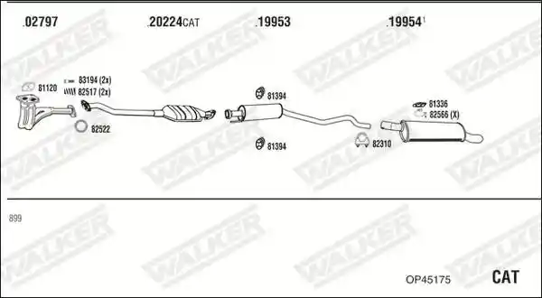 WALKER OP45175