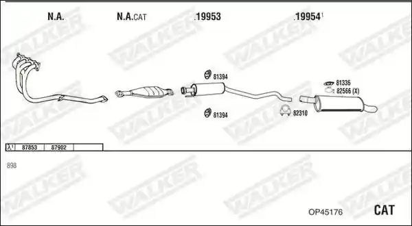 WALKER OP45176