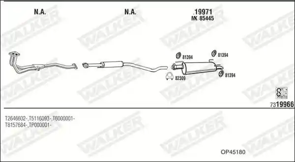 WALKER OP45180