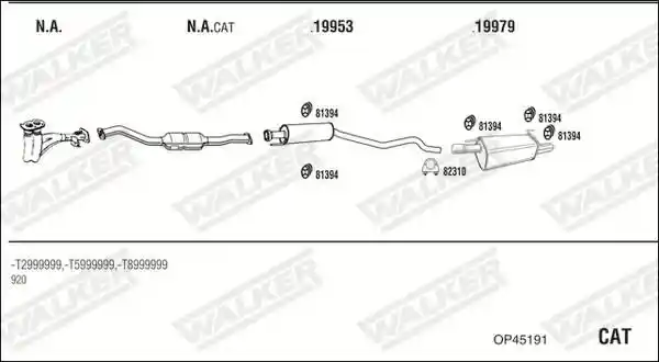 WALKER OP45191