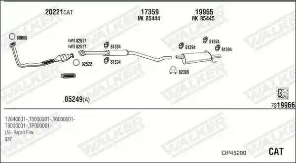 WALKER OP45200