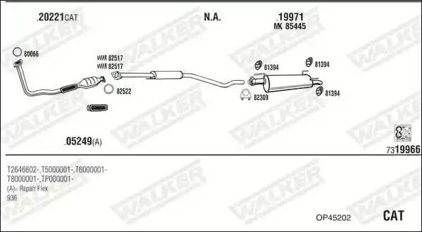 WALKER OP45202
