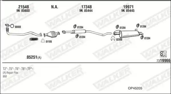 WALKER OP45205