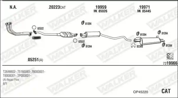 WALKER OP45220