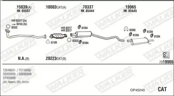 WALKER OP45240