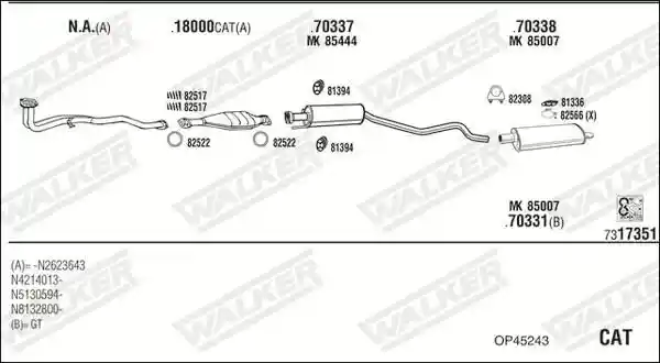 WALKER OP45243