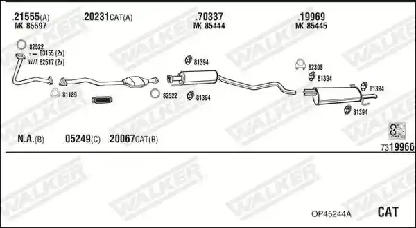 WALKER OP45244A