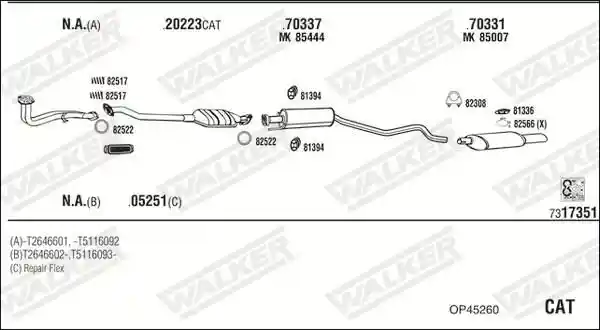 WALKER OP45260