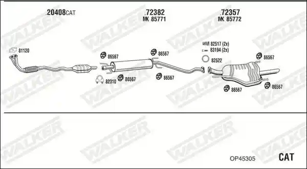WALKER OP45305