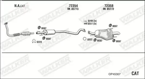 WALKER OP45307