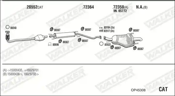 WALKER OP45308