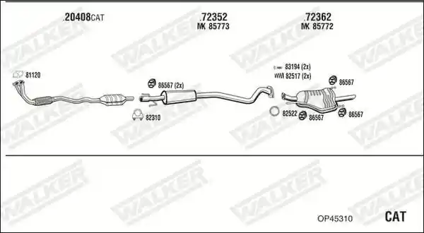 WALKER OP45310