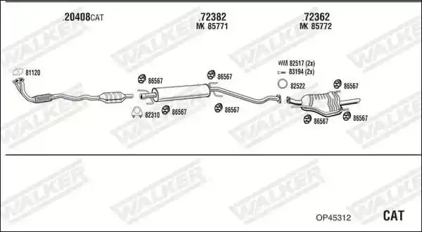WALKER OP45312