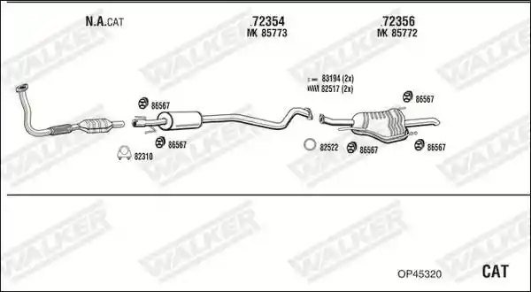 WALKER OP45320