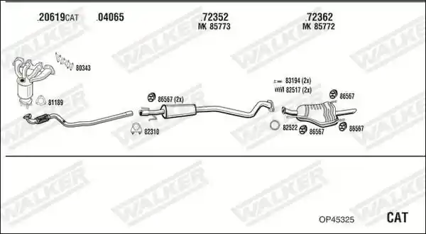 WALKER OP45325