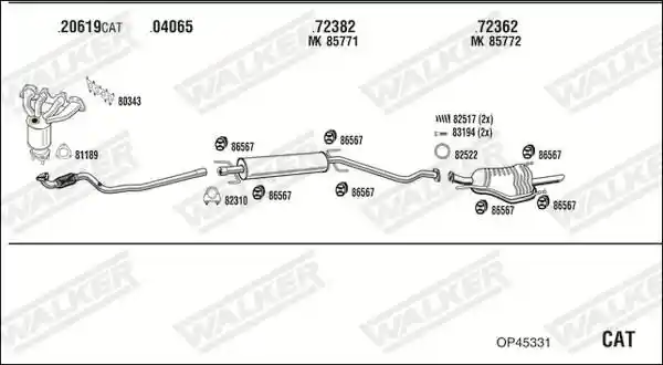WALKER OP45331