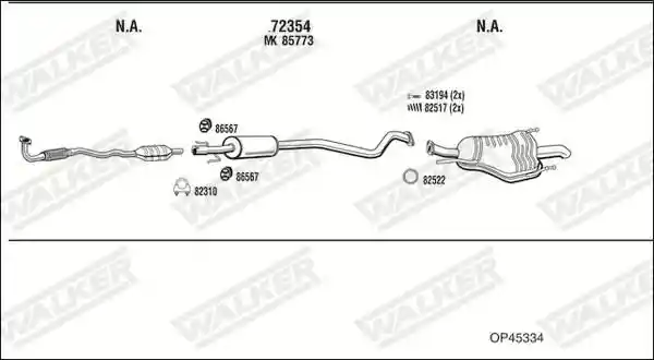 WALKER OP45334
