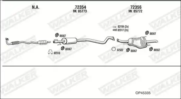 WALKER OP45335